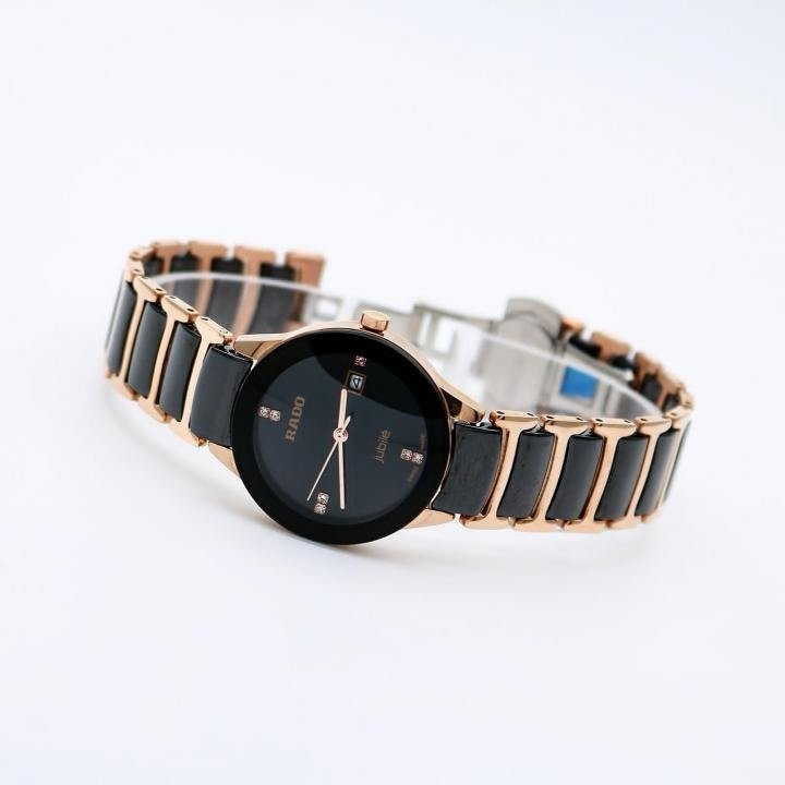 Rado Jubilee Ceramic Rosegold Black Premium Watch