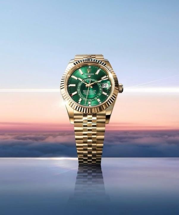 Rolex Sky Dweller Gold Green Dial Jubilee Strap (2025) Automatic Premium Watch