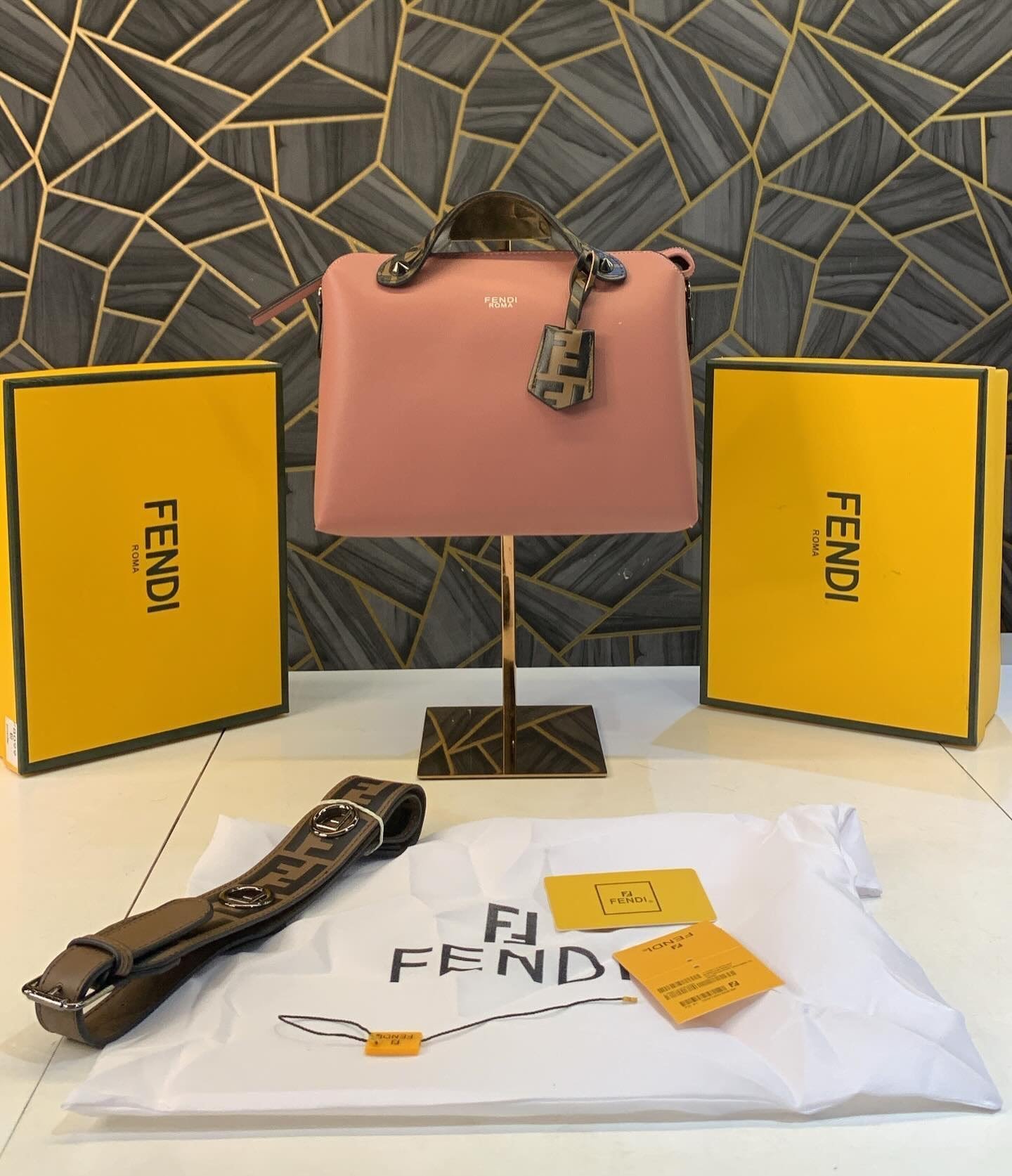 Fendi By The Way Boston Bag With Box and Dust Bag (PH-1676)