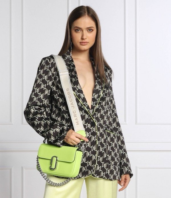 Marc Jacobs The J Marc Shoulder Bag With OG Box & Dust Bag (Neon - 282)(BSB)