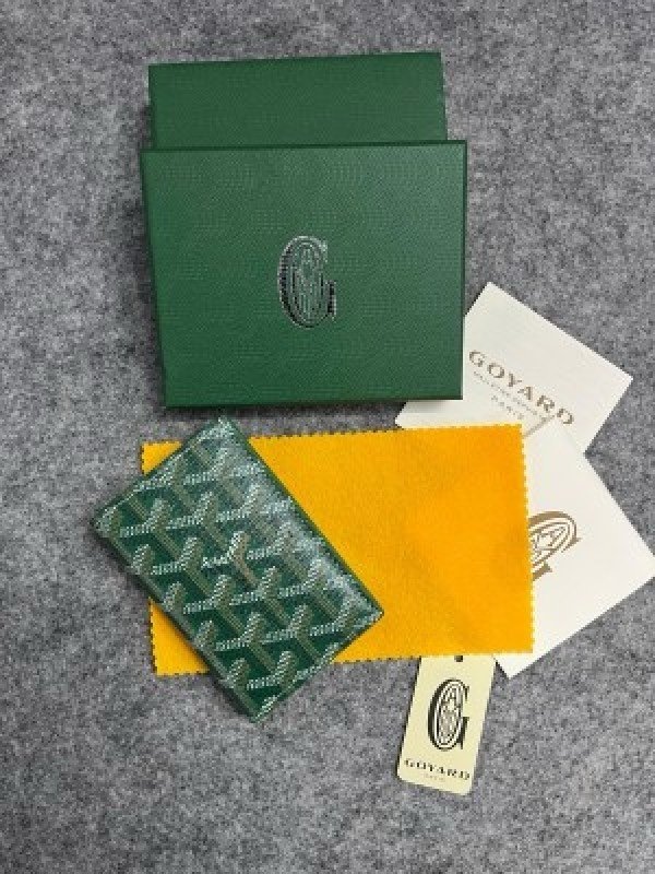 Goyard Saint Pierre Wallet Green With OG Box High Quality(LB)