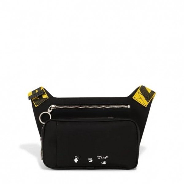 Off-White Unisex New Cowhide Chest Bag Waist Bag Shoulder Bag With Dust Bag - 253 Palm(LB)