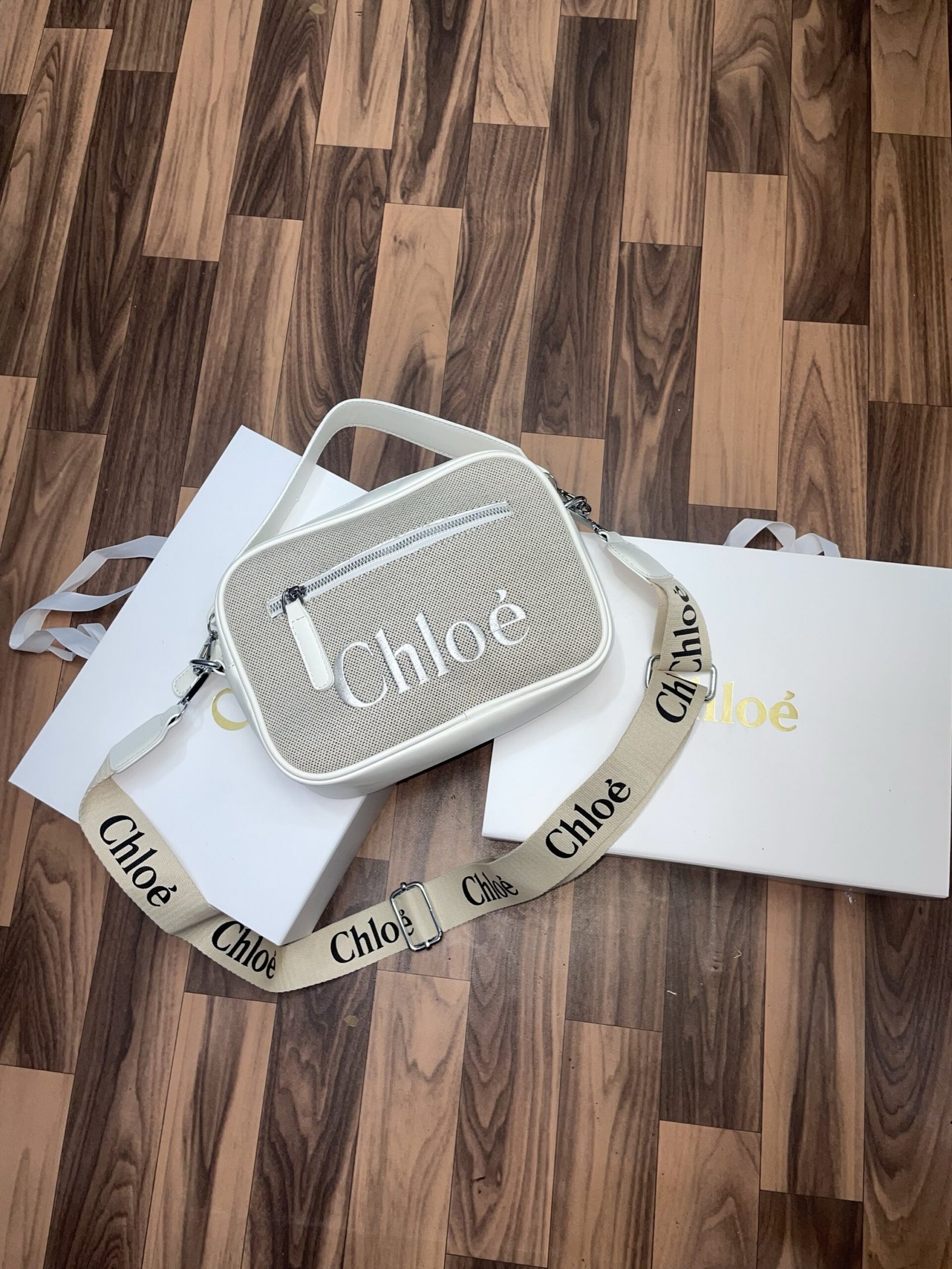 CHLO Chloe Woody Belt Bag with folding box 266(BR)