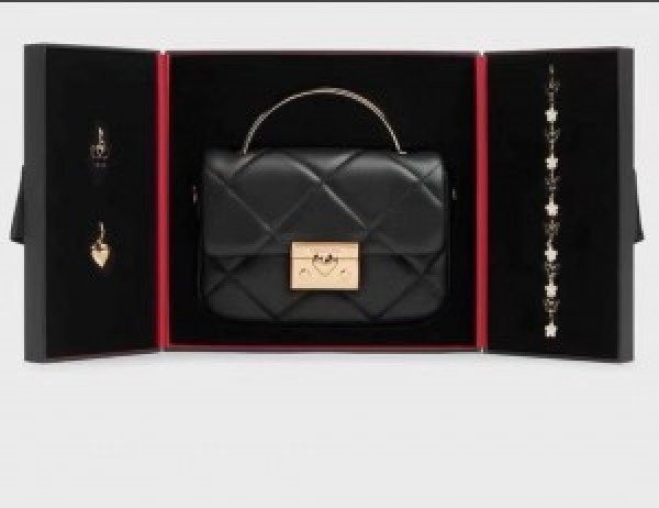 CHARLES & KEITH HOBO BAG WITH OG BOX (PINK) 1486(PH)