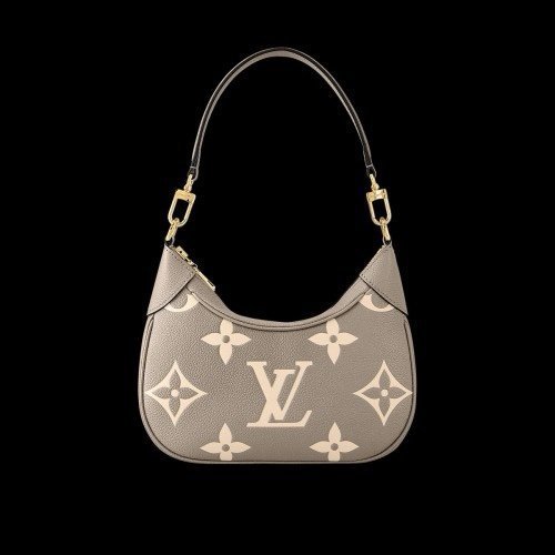 Louis Vuitton Bagatelle Dove cream Monogram Empreinte With Og Box
