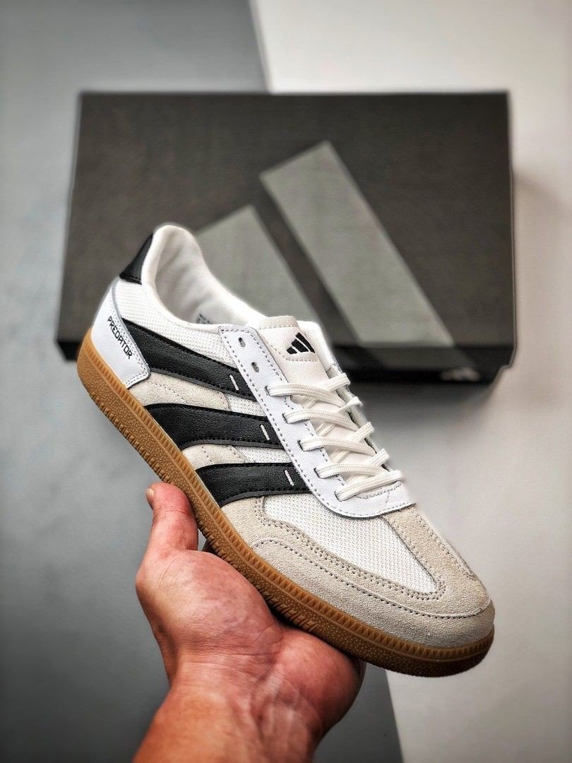 Adidass Predator Freestyle Football Boots White Black