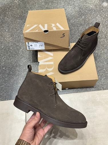 Z 3 Zaraa Brown Swead Casual