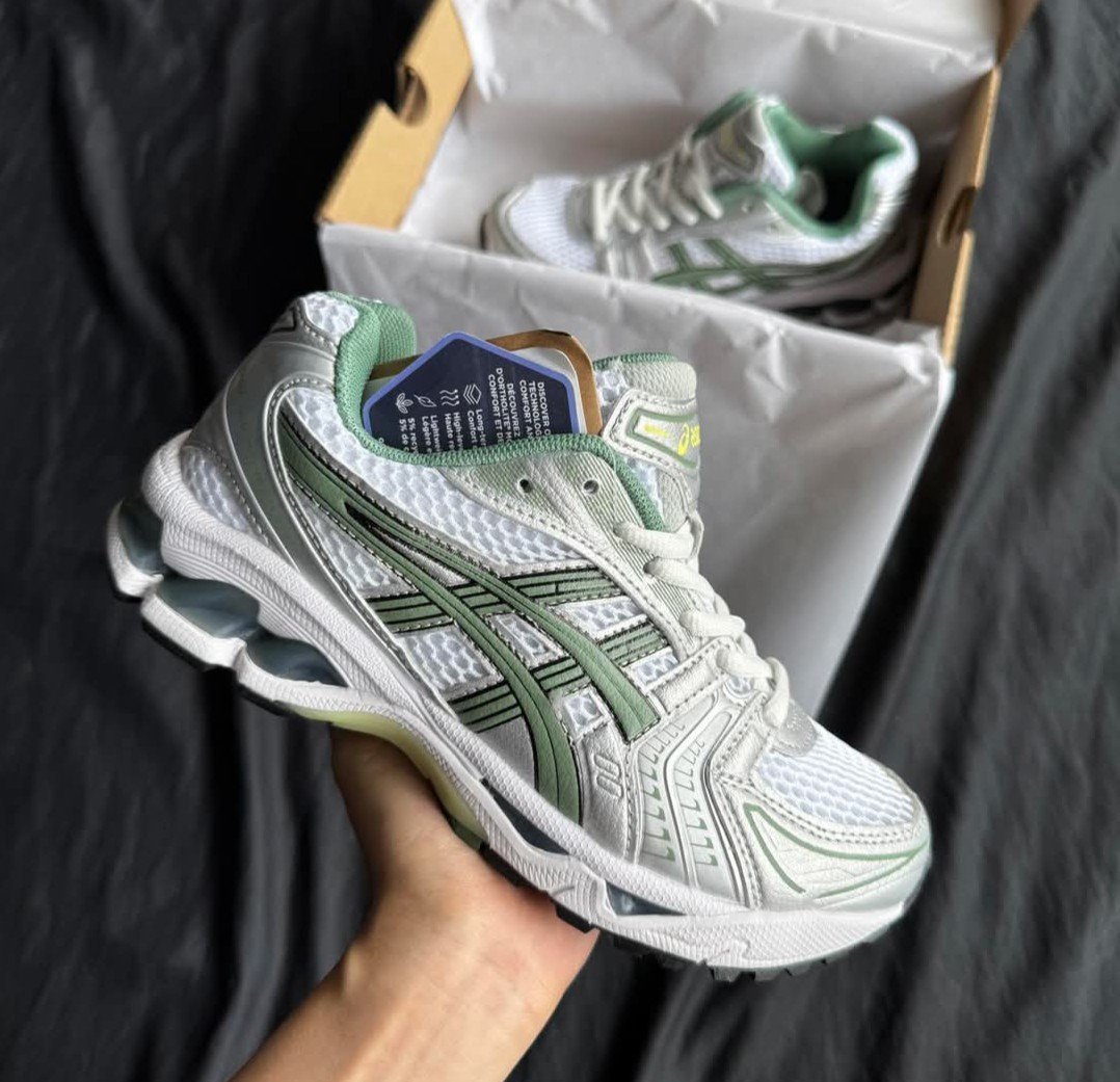 Asic_s gel kayano 14 white pure silver slate grey sage