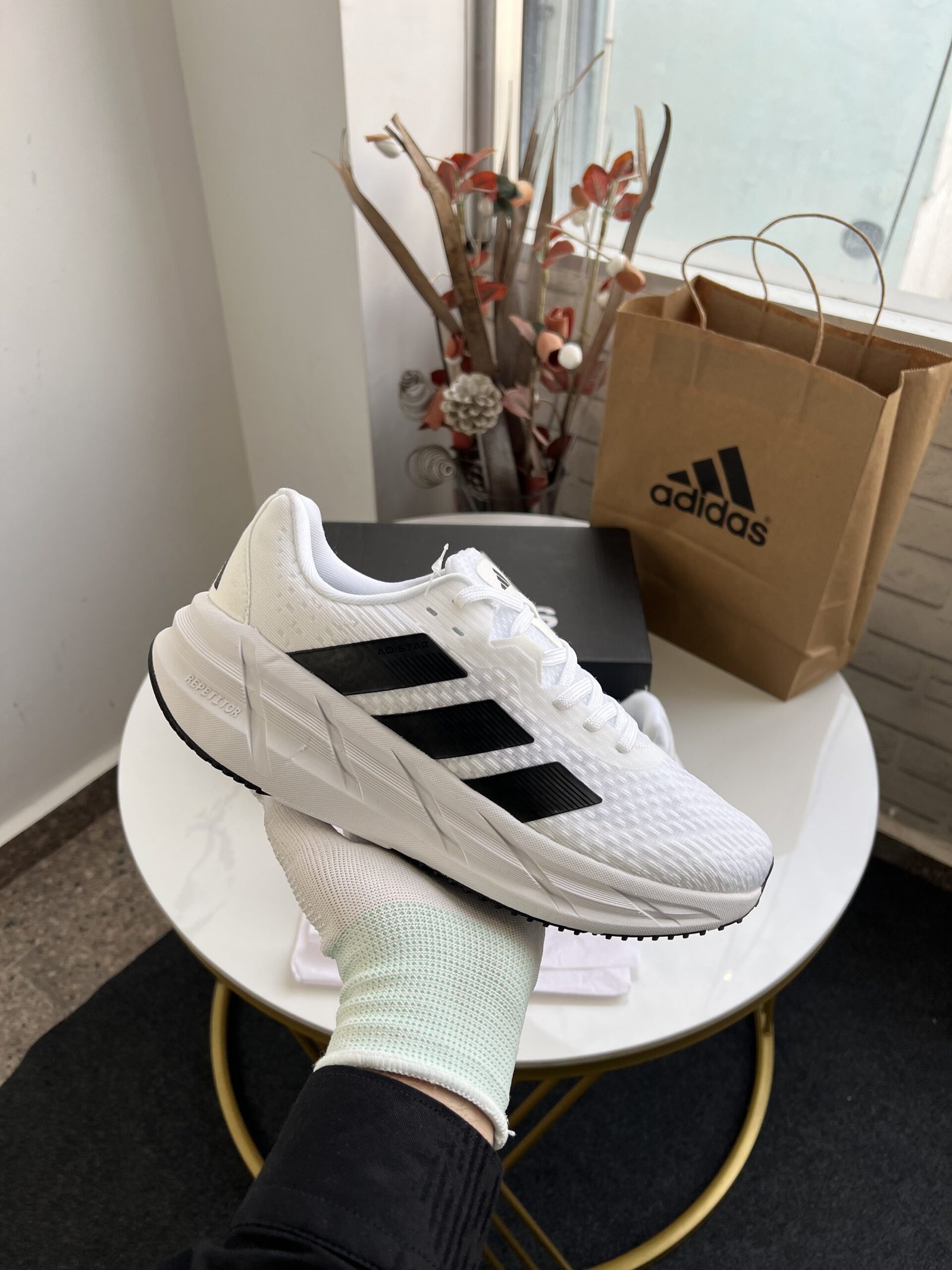 Adida_ss adistar 3 white black sale