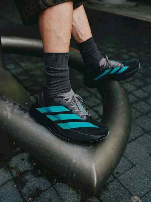 Adidass Adizero Evo SL Core BlackPure TealGrey Four