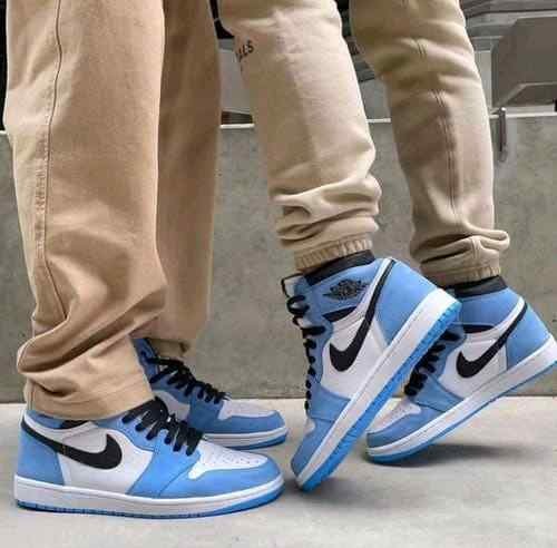 Nikee Air Jordan Retro 1 High University Blue (002