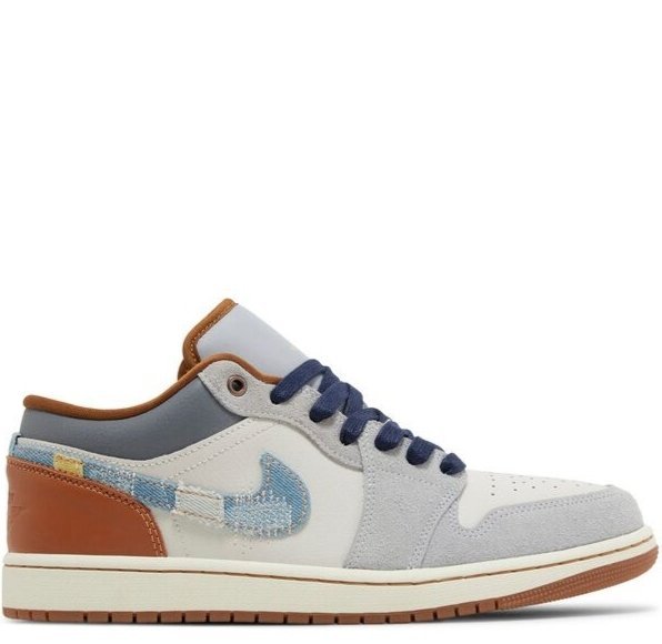 Air Jordan 1 Low SE Repaired Denim Swoosh