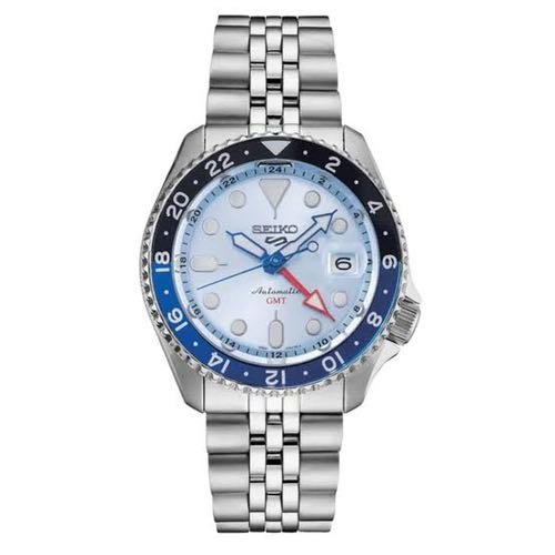 Seiko Sports 5 GMT Sky Blue
