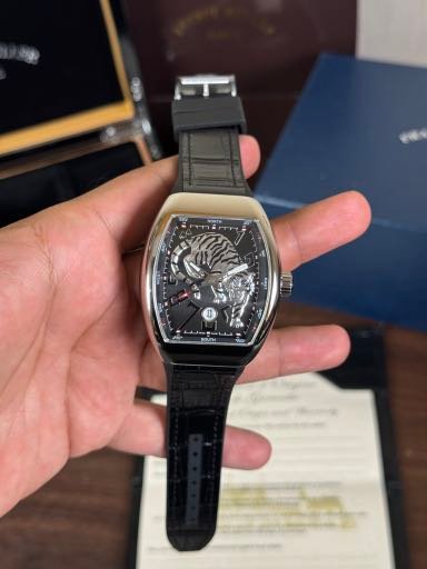 Franck Muller Vanguard Tiger Black Silver