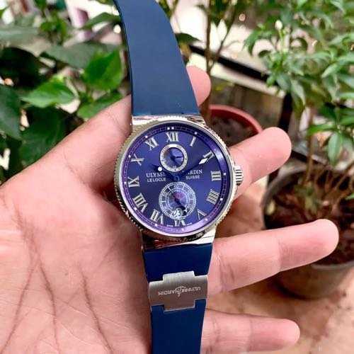 Ulysse Nardin Marine Chronometer Blue Silver