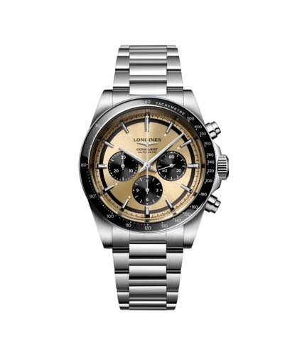 Longines Conquest Chronograph Gold Black Automatic