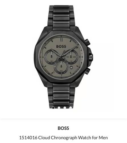 Hugo Boss Cloud Chronograph Black Authentic Store Quality