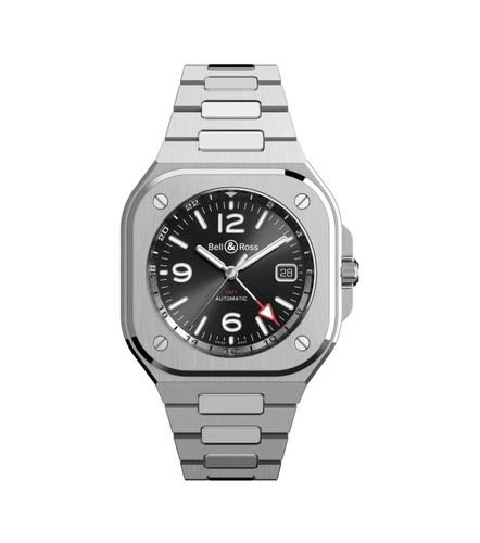 Bell Ross GMT Silver Black