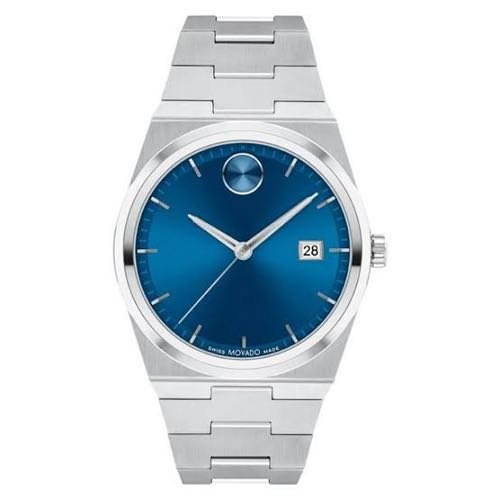 Movado Bold Conqeust Silver Blue Japan