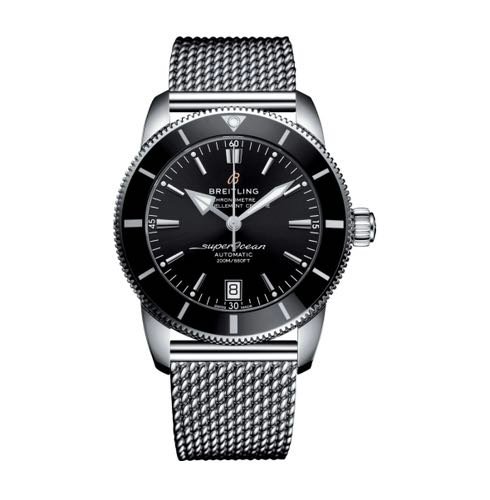 Breitling Super Ocean Heritage Silver Black