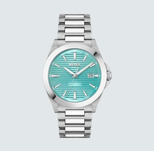 Hugo Boss Strike Analog Silver Tiffany Authentic Store Quality