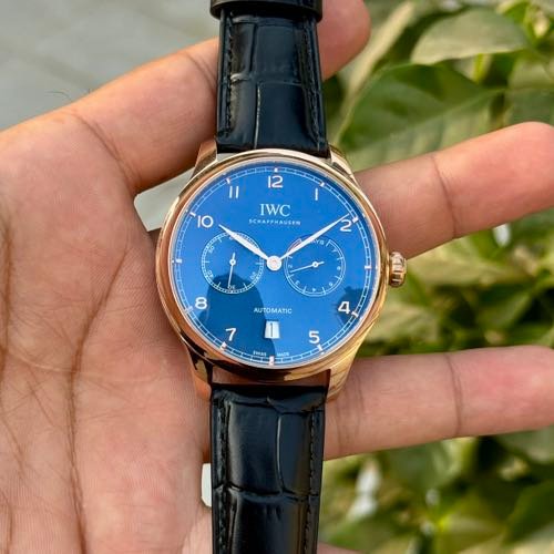 IWC Portugieser Power Reserve Black Rose Gold