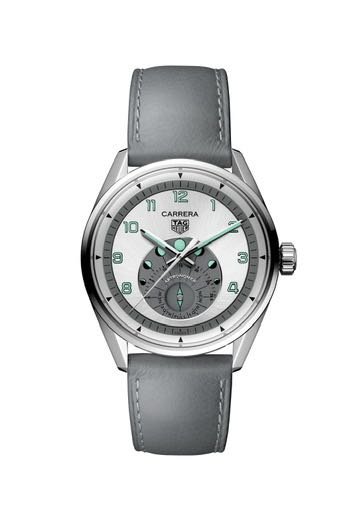 Tag Heuer Carrera Astronomer Grey Leather