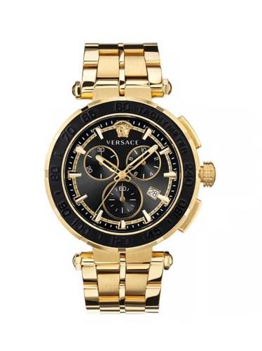 Versace Greca Chronograph Gold Black