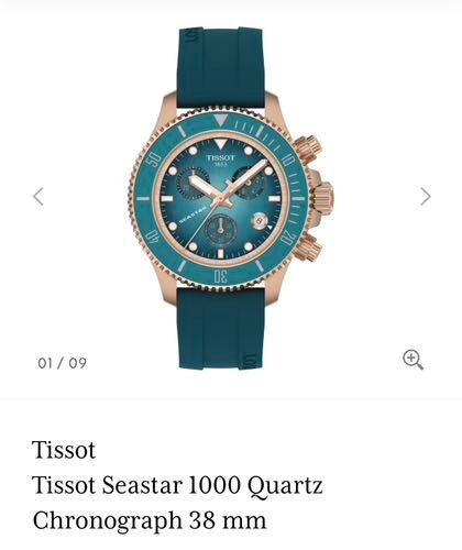 Tissot Seastar Chronograph 38mm Authentic Store Quality