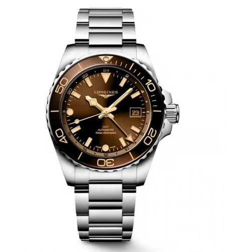 Longines HydroConquest GMT Brown